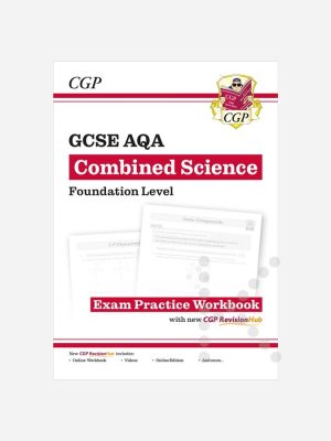 New GCSE Combined Science AQA Foundation Exam Practice Workbook with CGP RevisionHub