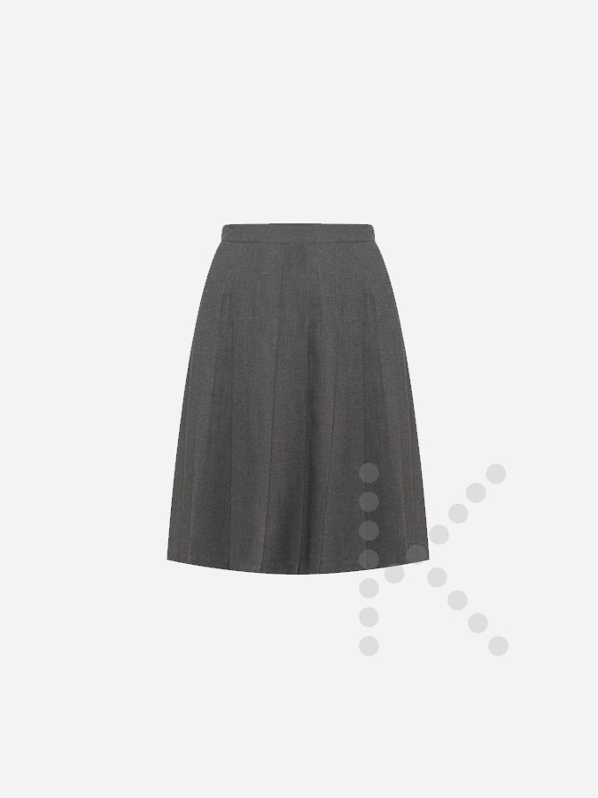 Sitched Down Knife Pleat Skirt