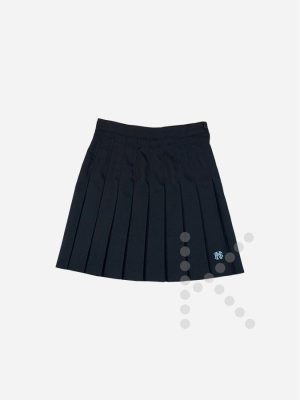 Stitched Down Pleated Skirt