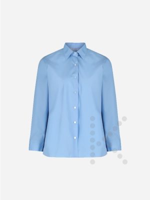 Long Sleeve Blue Blouse (Twin Pack)
