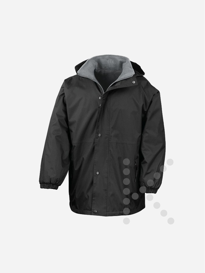 Fleece Lined Jacket - Black/Grey