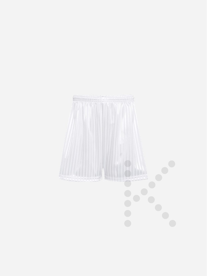 Shadow Stripe P.E. Shorts (White)