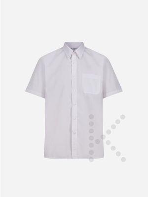 Short Sleeve White Shirts (Twin Pack)