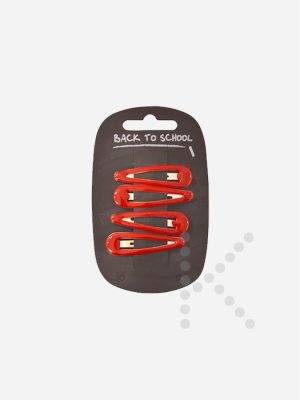 Hair Clips (Red)