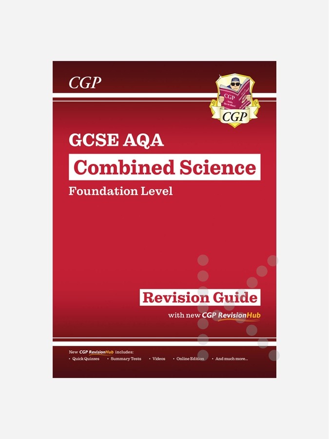 New GCSE Combined Science AQA Foundation Revision Guide with CGP RevisionHub